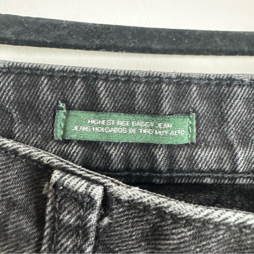 Wild Fable Jeans High Rise Baggy Straight Leg Distressed - Picture 9 of 12